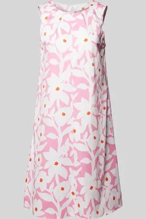 Marc Cain Knielanges Kleid mit floralem Muster in , Größe 44