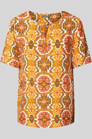 Montego Bluse mit Allover-Muster in , Größe 34