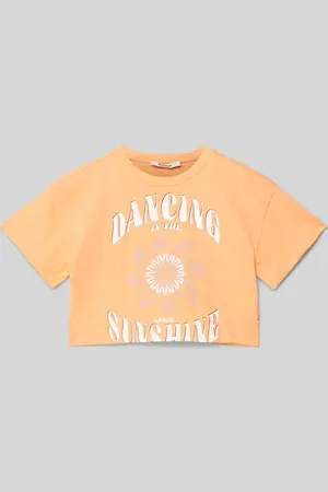 Garcia Cropped T-Shirt mit Motiv-Print in , Größe 152