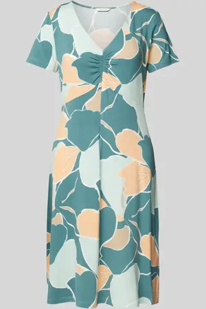 TOM TAILOR Knielanges Kleid mit Allover-Muster in , Größe 36