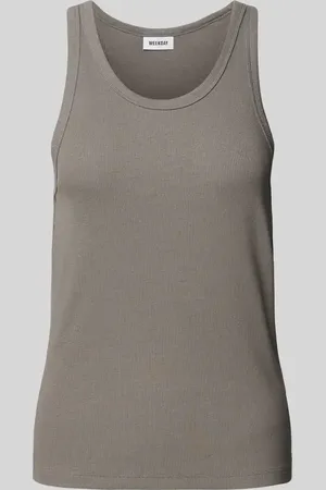 Weekday Tanktop in unifarbenem Design in , Größe XS