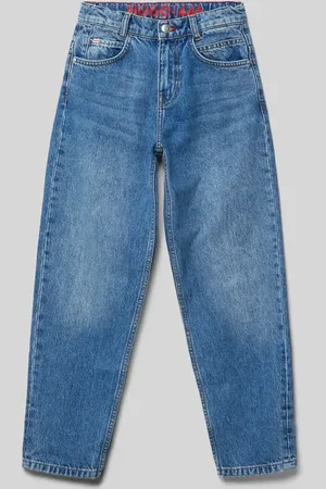 HUGO BOSS Jeans mit Label-Detail in , Größe 140