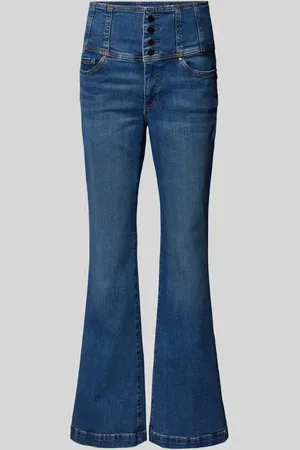 Guess Flared Jeans mit Knopfverschluss in , Größe 28/32