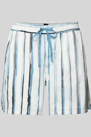 HUGO BOSS Regular Fit Shorts mit Streifenmuster Modell 
