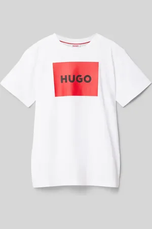 HUGO BOSS T-Shirt mit Runfdhalsausschnitt in , Größe 164