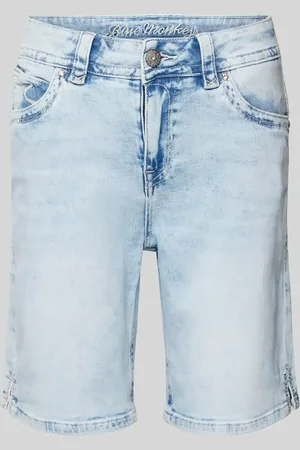 Blue Monkey Regular Fit Jeansshorts im 5-Pocket-Design Modell 