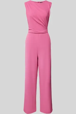 Swing Jumpsuit in unifarbenem Design mit Eingrifftaschen in , Größe 48