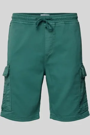 McNeal Shorts in unifarbenem Design mit elastischem Bund in , Größe S