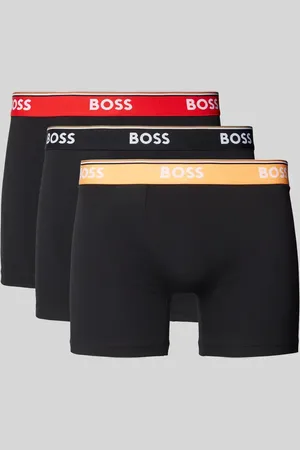 HUGO BOSS Trunks mit elastischem Logo-Bund im 3er-Pack in , Größe S