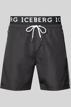 Iceberg Badehose mit seitlichen Reißverschlusstaschen in , Größe XL