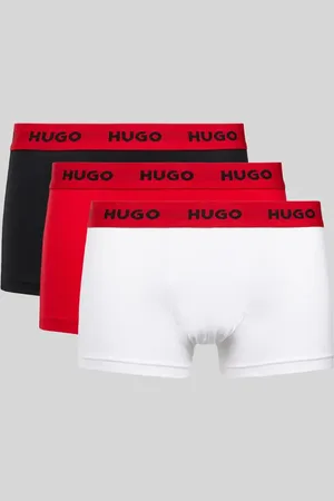 HUGO BOSS Trunks mit elastischem Logo-Bund im 3er-Pack in , Größe S