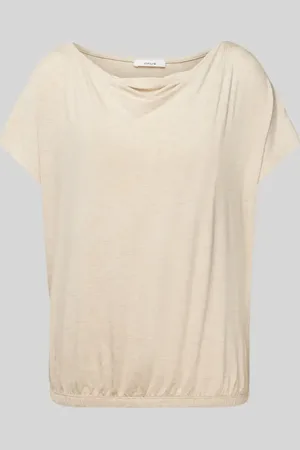Opus T-Shirt in unifarbenem Design Modell 