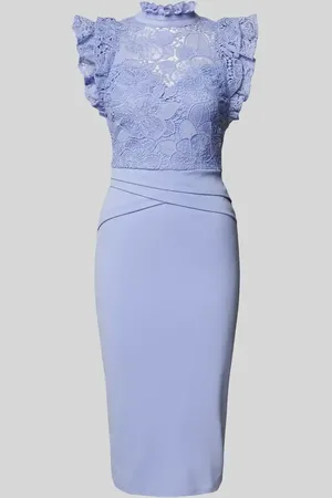 Lipsy London Cocktailkleid mit Spitzenbesatz in , Größe 36