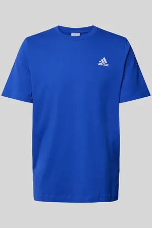 adidas T-Shirt mit Label-Stitching und Rundhalsausschnitt in , Größe XS