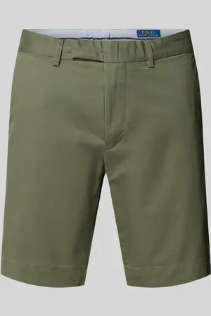 Ralph Lauren Slim Stretch Fit Shorts im unifarbenen Design in , Größe 38