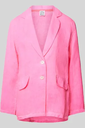Emily van den Bergh Leinenblazer mit Pattentaschen in , Größe 38