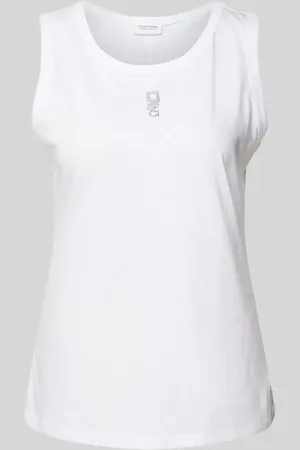 Comma, Tanktop mit Label-Print in , Größe 40