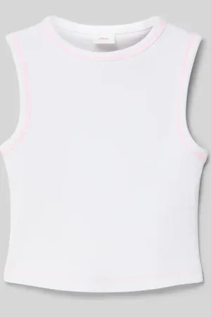QS by s.Oliver Tanktop mit Kontraststreifen in , Größe M