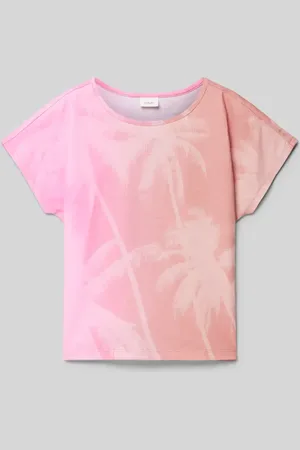 QS by s.Oliver T-Shirt mit Allover-Print in , Größe L