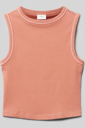 QS by s.Oliver Tanktop mit Kontraststreifen in , Größe S
