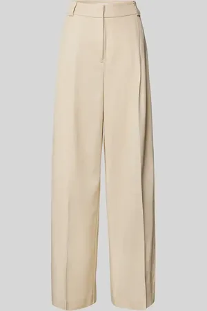 MANGO Wide Leg Stoffhose mit Bundfalten Modell 