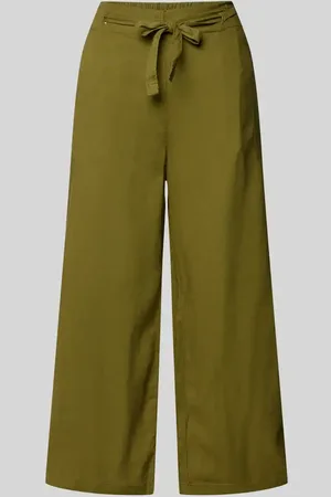 Christian Berg Loose Fit Leinenculotte mit Tunnelzug in , Größe 36