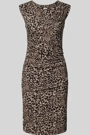 Kaffe Minikleid mit Animal-Print Modell 