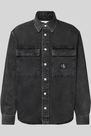 Calvin Klein Jeanshemd aus reiner Baumwolle in , Größe S
