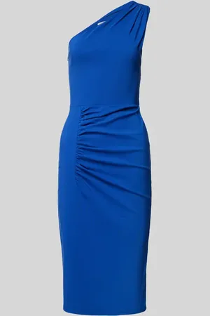 Sistaglam Knielanges Cocktailkleid mit One-Shoulder-Träger in , Größe 34