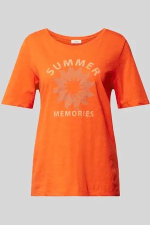 QS by s.Oliver T-Shirt mit Statement-Print in , Größe 34