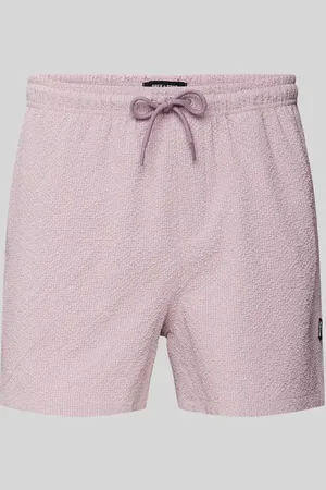Only & Sons Regular Fit Badehose mit Strukturmuster Modell 
