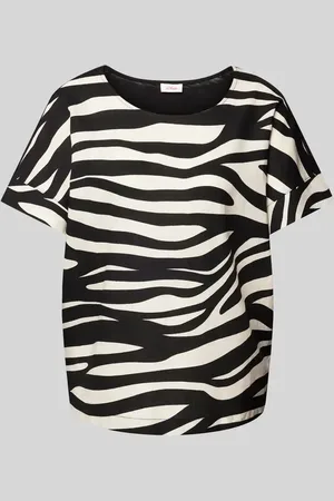 QS by s.Oliver T-Shirt mit Rundhalsausschnitt in , Größe 34