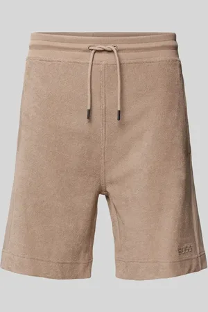 HUGO BOSS Shorts aus Frottee mit elastischem Bund in , Größe M