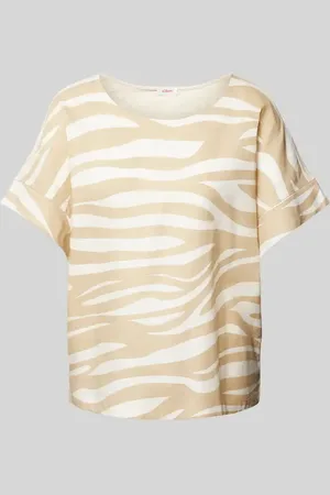 QS by s.Oliver T-Shirt mit Rundhalsausschnitt in , Größe 34