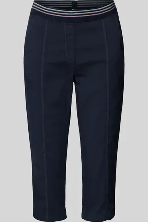 Toni Regular Fit Caprihose mit elastischem Bund Modell 