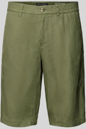 Marc O’ Polo Regular Fit Leinenbermudas mit Gesäßtaschen Modell 