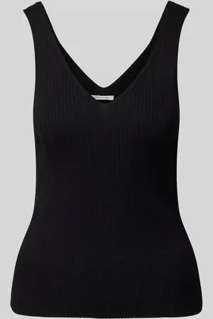 TOM TAILOR Stricktop mit V-Ausschnitt in , Größe S