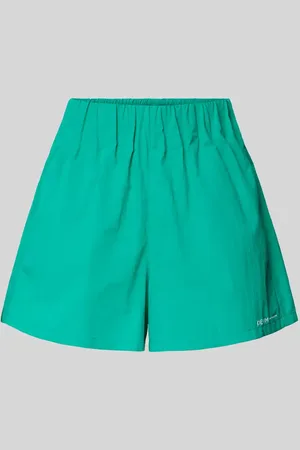 TOM TAILOR High Waist Shorts mit Label-Print in , Größe S
