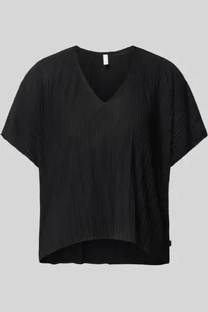 QS by s.Oliver T-Shirt mit Plisseefalten in , Größe XS