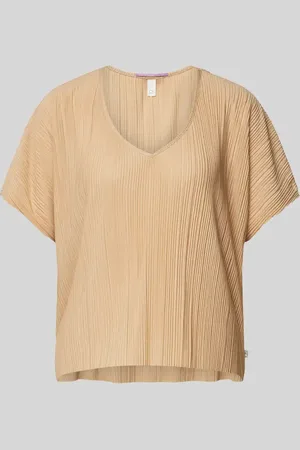 QS by s.Oliver T-Shirt mit Plisseefalten in , Größe XS