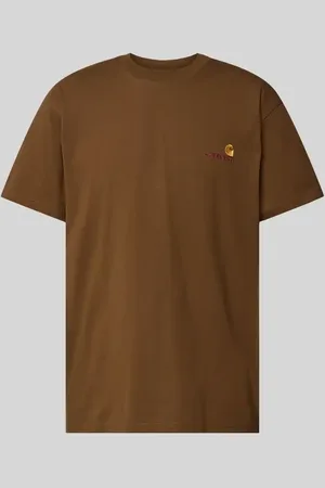 Carhartt T-Shirt mit Label-Stitching Modell 