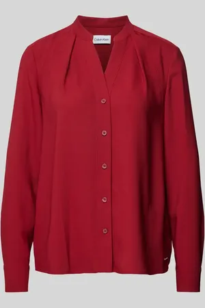 Calvin Klein Bluse mit durchgehender Knopfleiste in , Größe 34