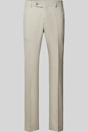 Atelier Torino Slim Fit Anzughose mit Bügelfalten in , Größe 52