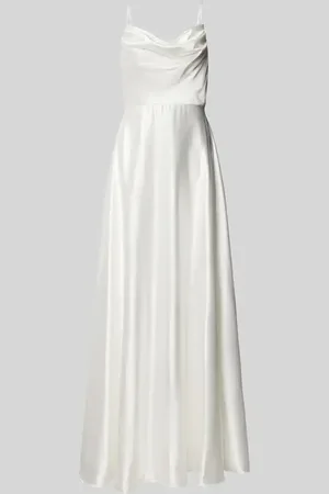 Luxuar Abendkleid mit Wasserfall-Ausschnitt in , Größe 42
