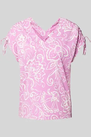 QS by s.Oliver T-Shirt mit V-Ausschnitt in , Größe 34