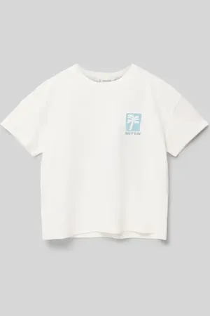 MANGO T-Shirt mit Motiv-Stitching in , Größe 140