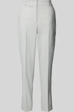 Comma, Tapered Fit Stoffhose mit Bügelfalten in , Größe 44