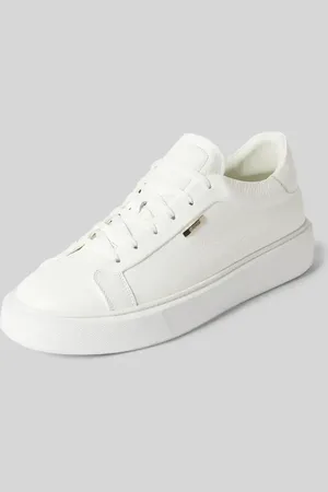 Antony Morato Ledersneaker mit Label-Detail Modell 