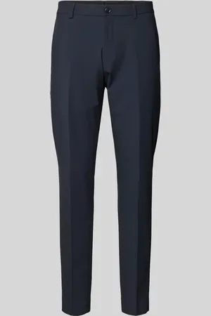 QS by s.Oliver Tapered Fit Anzughose mit Bügelfalten Modell 