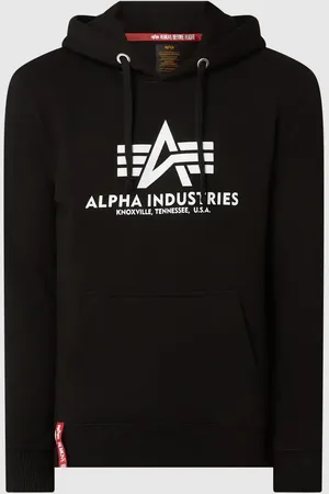 Alpha Industries Hoodie mit Label-Print in , Größe S